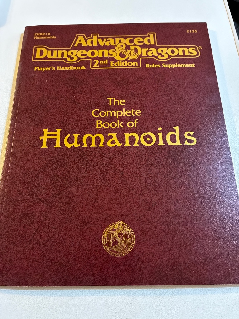 AD&D Complete Humanoids Handbook 2nd Edition  (1993, PB) Dungeons & Dragons